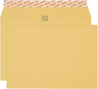 Elco Couvert B5, ohne Fenster, Haftklebung, braun, 100 g/m², Kraftpapier – 500 Stk.