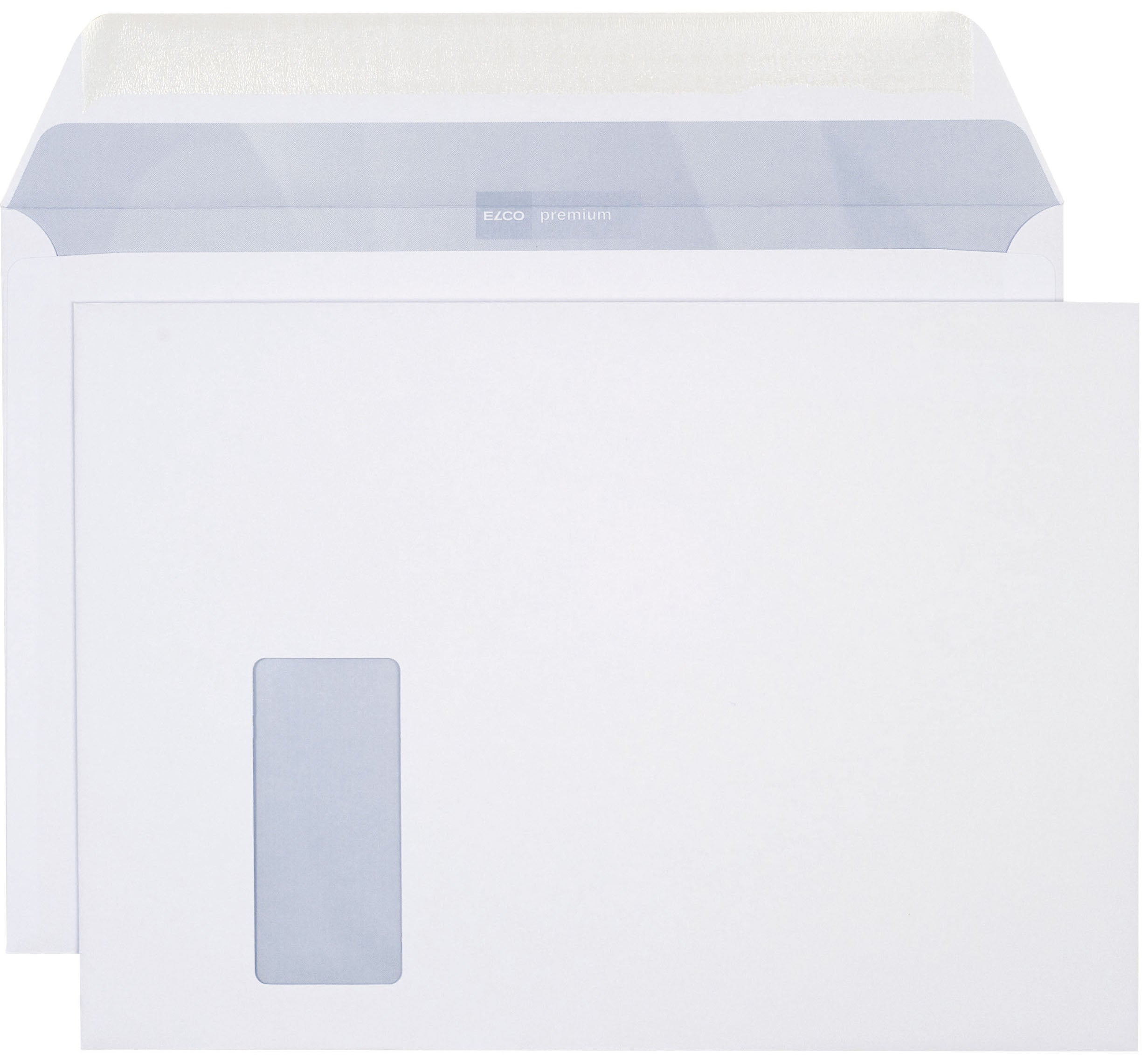 Elco Kuvert C4, mit Fenster, Premium, weiss, 120 g/m² – 250 Stk.