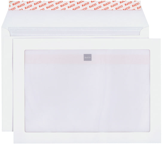 Elco Couvert C4, mit Fenster, Haftklebung, weiss, 120 g/m² – 250 Stk.