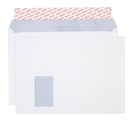 Elco Couvert C4, mit Fenster, Haftklebung, weiss, 120 g/m² – 250 Stk.