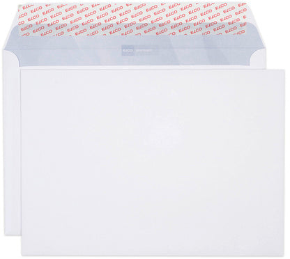 Elco Couvert B4, ohne Fenster, selbstklebend, hochweiss, 120 g/m², mit Innendruck – 250 Stk.