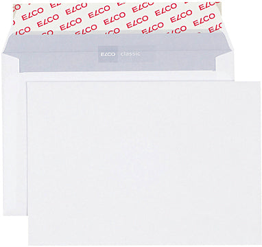 Elco Couvert C6, ohne Fenster, selbstklebend, weiss, 100 g/m², mit Innendruck – 500 Stk.