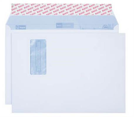 Elco Couvert C4, Fenster rechts, Haftklebung, weiss, 120 g/m², mit Innendruck – 250 Stk.