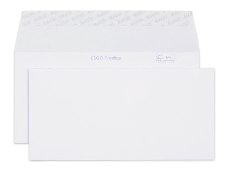 Elco Couvert C5/6, ohne Fenster, Haftklebung, weiss, 120 g/m² – 250 Stk.