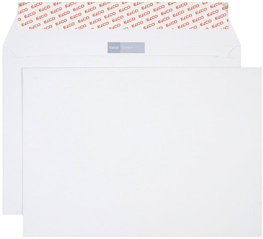 Elco Couvert C4, ohne Fenster, selbstklebend, weiss, 120 g/m² – 250 Stk.