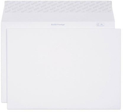Elco Couvert B4, ohne Fenster, selbstklebend, weiss, 120 g/m² – 5 Stk.