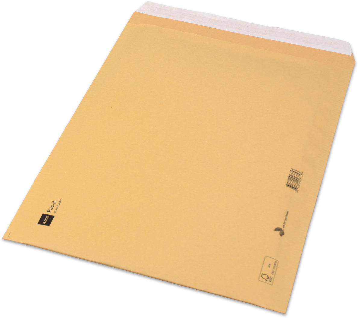 Elco Seitenfaltentasche – 175 × 274 × 370 mm, selbstklebend, Papier, braun