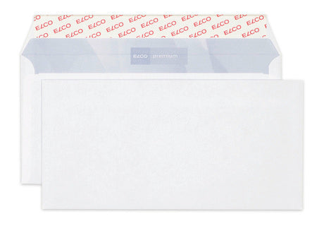 Elco Couvert C5/6, ohne Fenster, Haftklebung, hochweiss, 80 g/m² – 200 Stk.