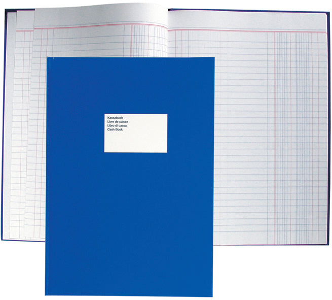 Elco Kassabuch – A4 – 48 Blatt, Blau