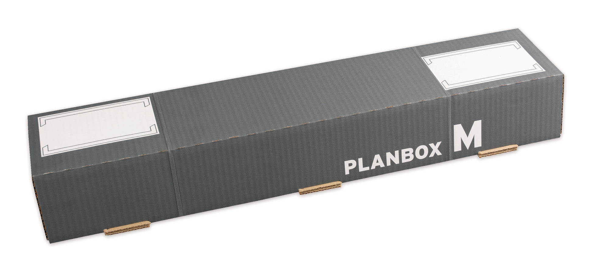 Elco Versandhülse PAC-IT PLAN-CASE – Ø 75 × 580 mm, selbstklebend, wiederverschliessbar, grau