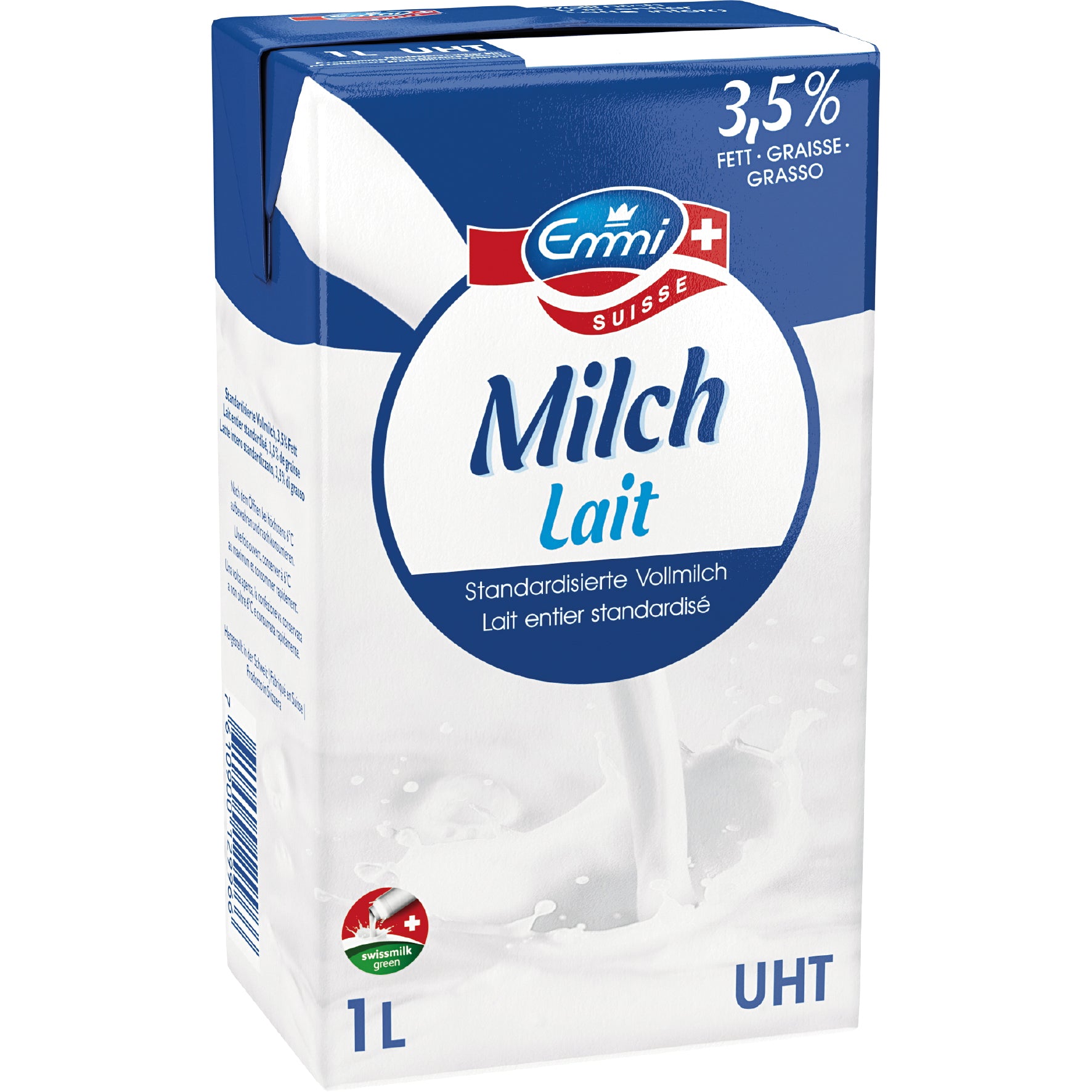 Emmi – Vollmilch UHT, 3,5% Fett – 12 × 1 l