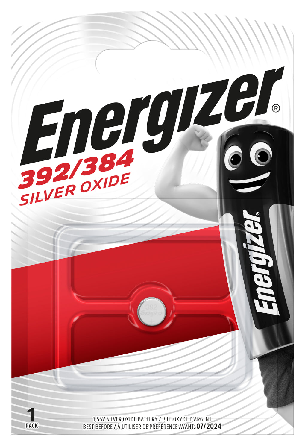 Energizer Knopfzelle, Alkaline, 1,55 V – 1 Stk.