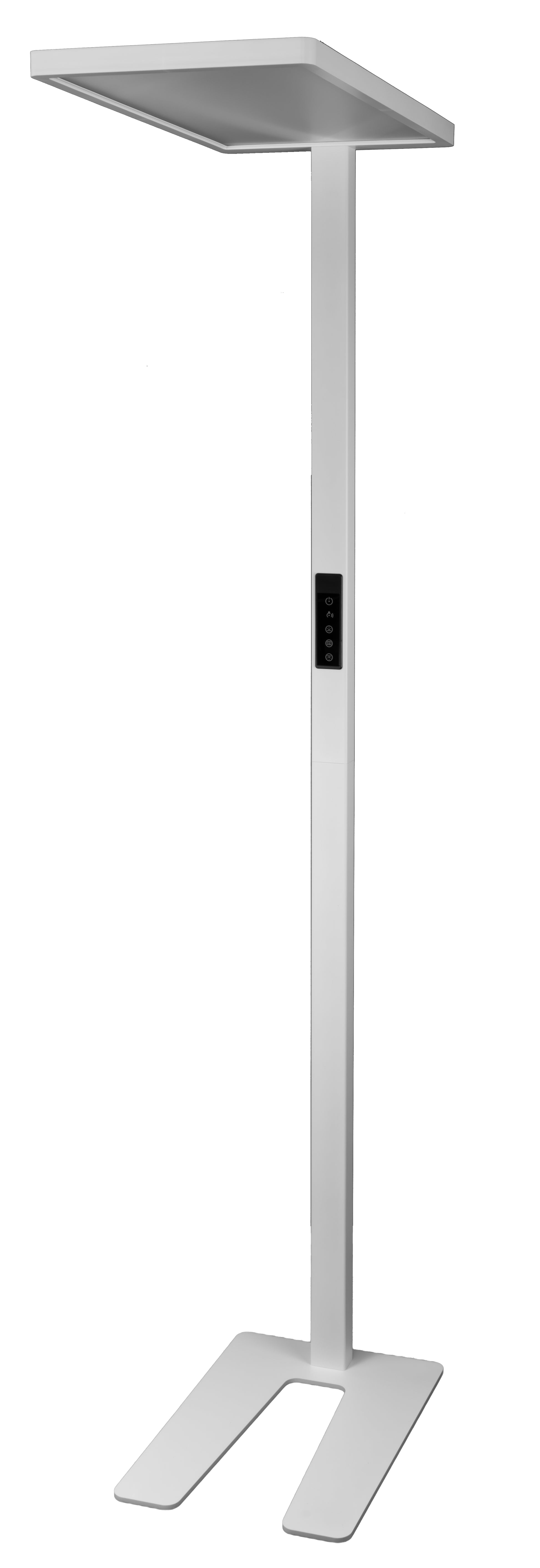 Enovalite Stehleuchte Up&Down ELED70020 – 118 cm, 10500 lm, 110 W, 4000 K, dimmbar, weiss, Bewegungssensor