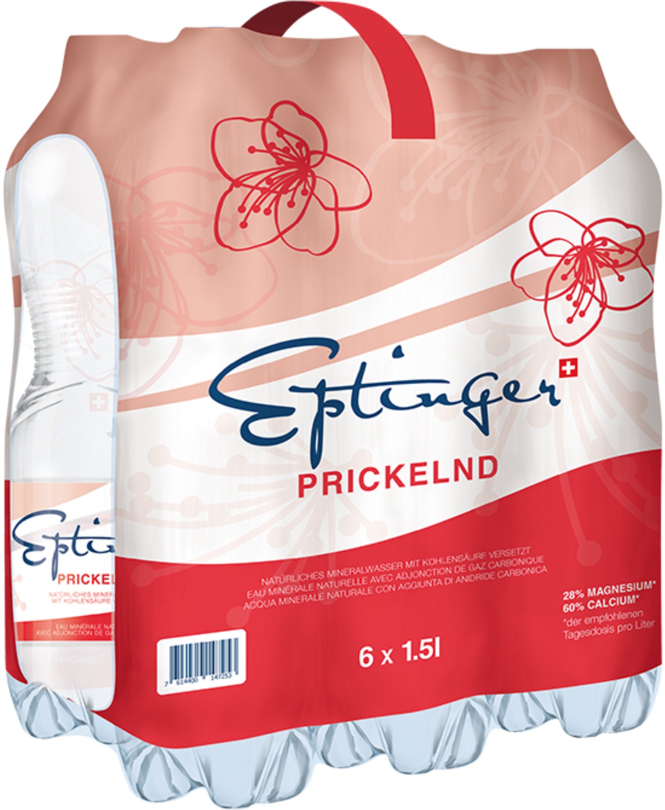 Eptinger Mineralwasser prickelnd – 6 × 1,5 l