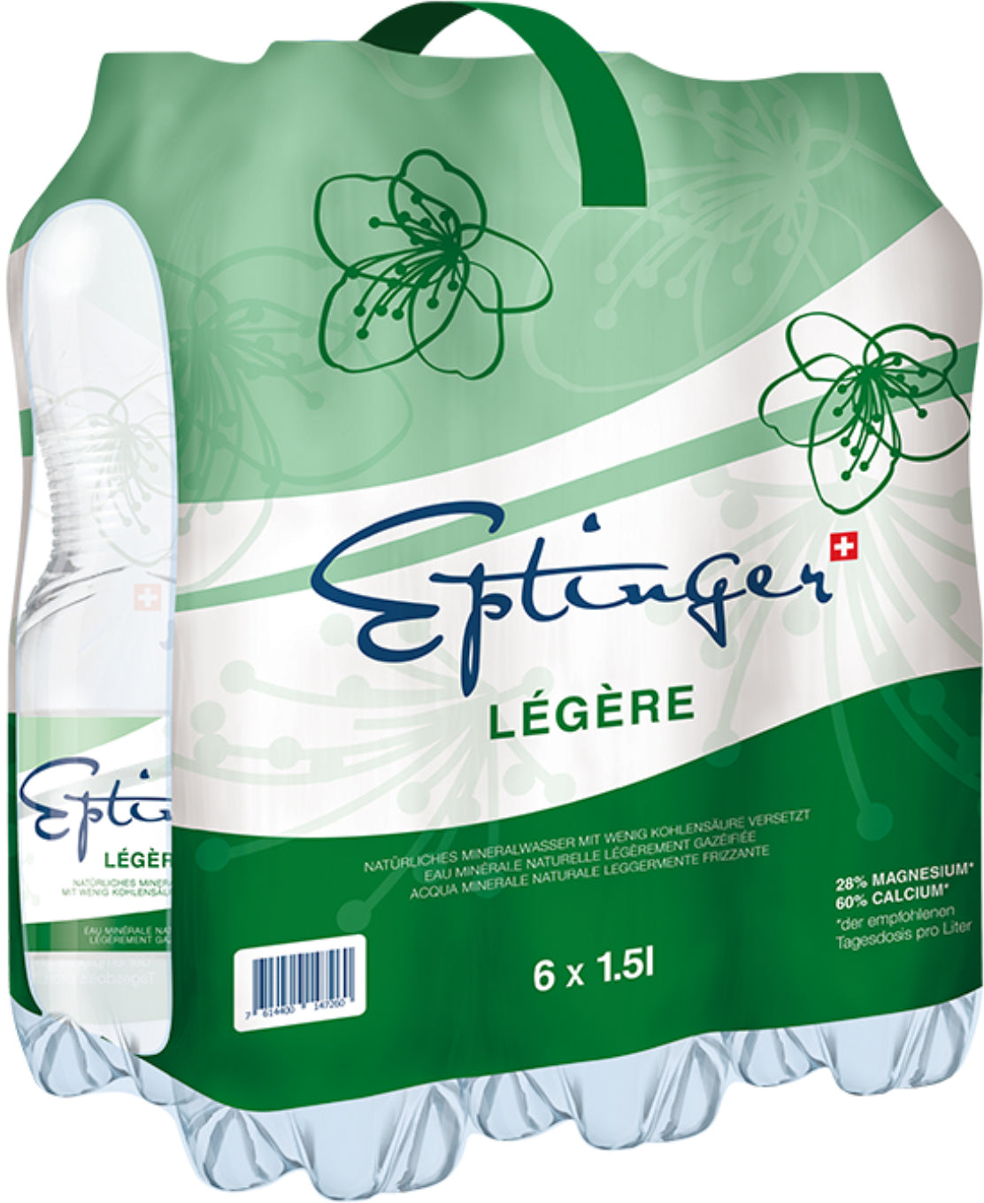Eptinger Mineralwasser leicht prickelnd – 6 × 1,5 l