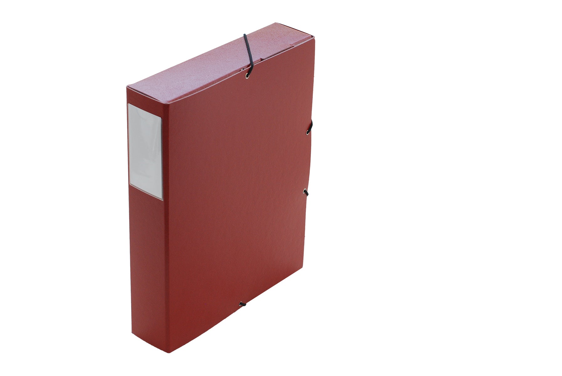 Erola Aufbewahrungsbox B 257 × H 72 × T 335 mm – für A4, mit Elastikverschluss, Rot, Karton