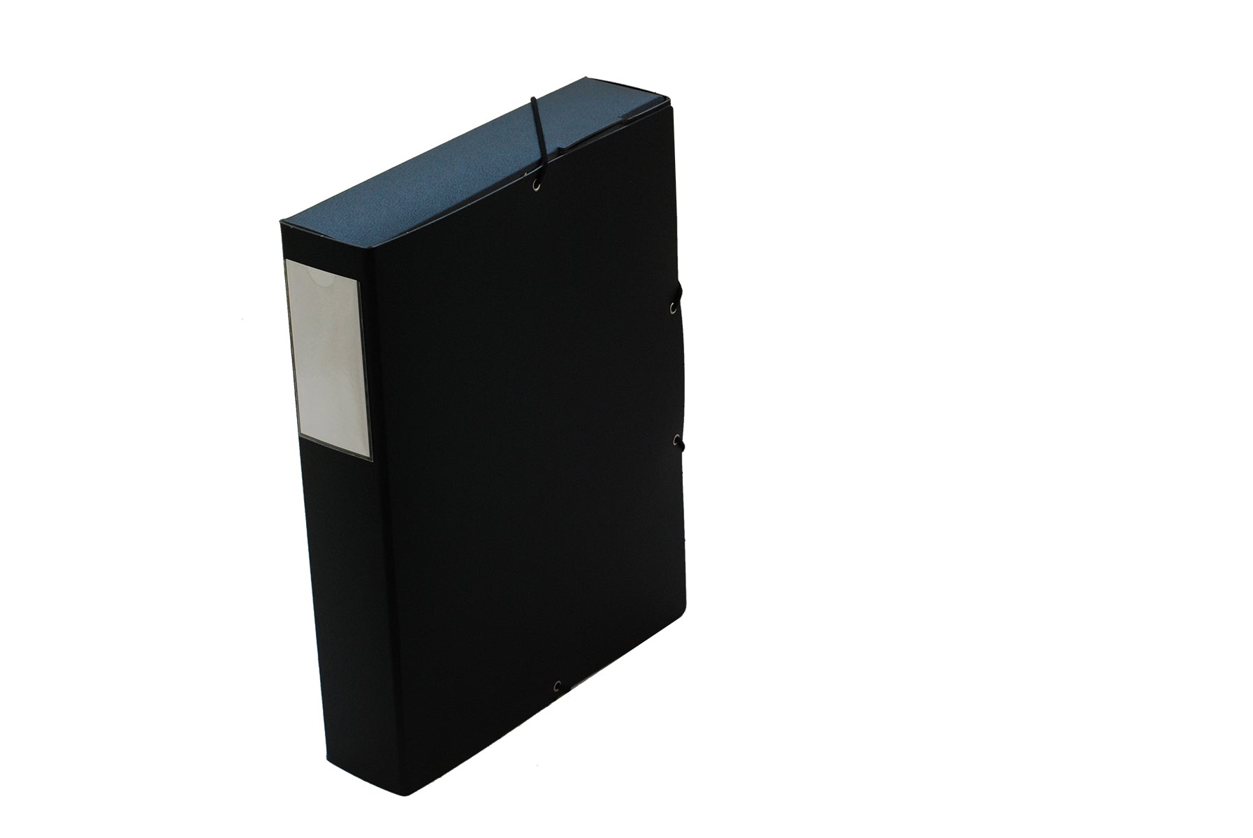 Erola Office-Line Archivschachtel – für A4, B 255 × H 62 × T 333 mm, mit Gummizug, schwarz, Karton