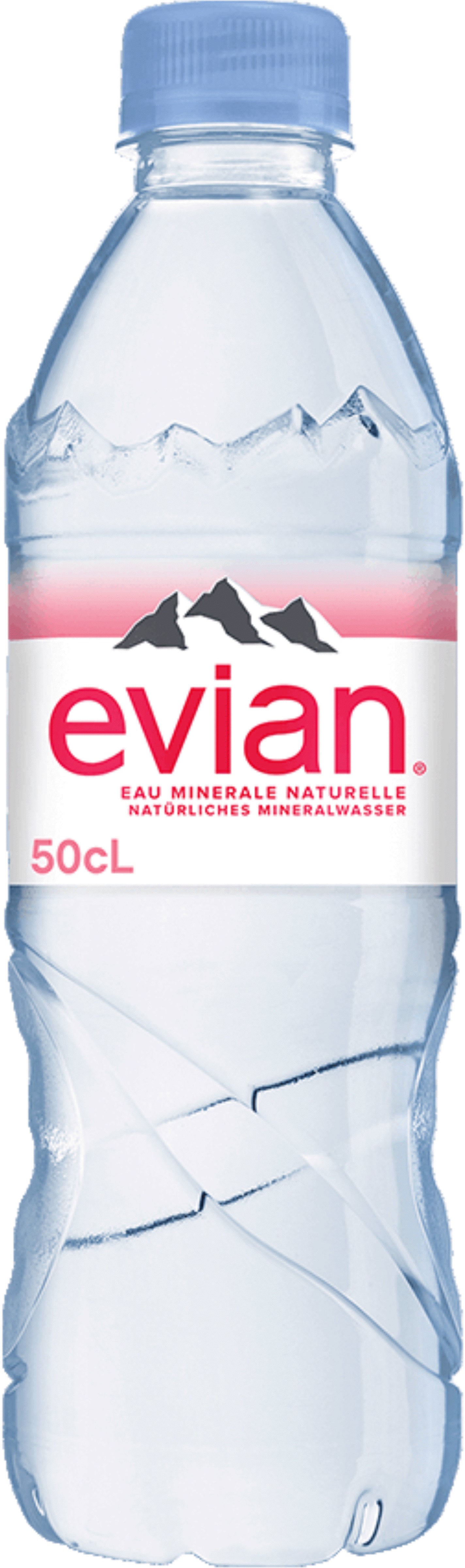 evian – Mineralwasser still – 6 × 50 cl