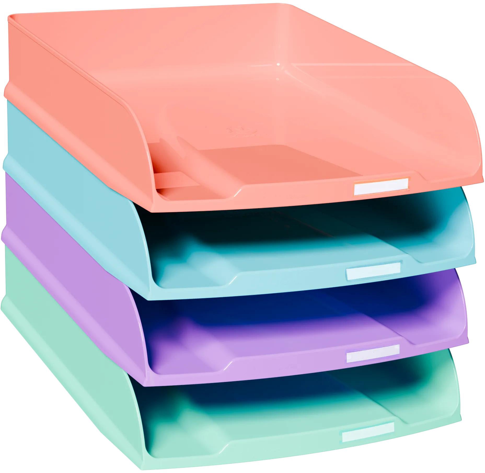 Exacompta Candy Tidy – Dokumentenablage 4 Fächer für A4+, Kunststoff (recycelt)