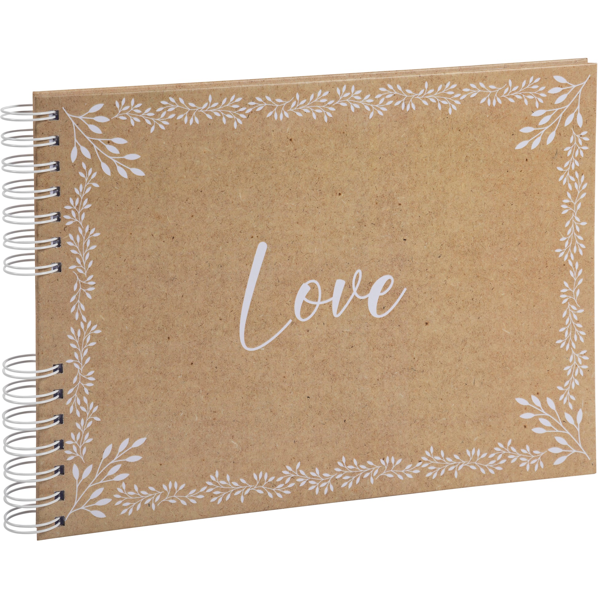 Exacompta 16234E – Fotobuch, Spiralbindung, 50 Seiten, Weiss, 32 × 22 cm, Kraft