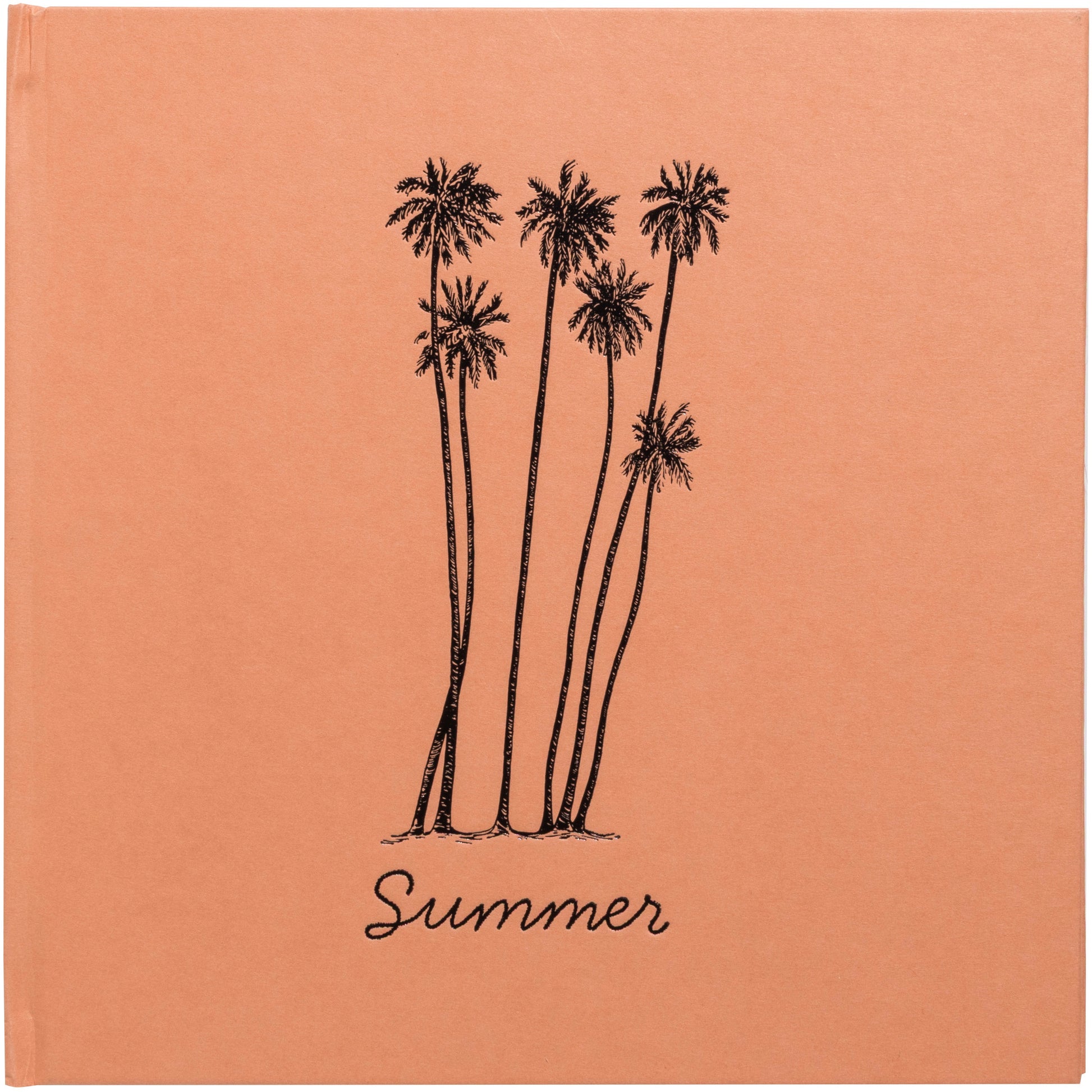 Exacompta Summertime – Fotobuch, 30 Seiten, Schwarz, 25 × 25 cm, Papier, Orange, für bis zu 60 Fotos