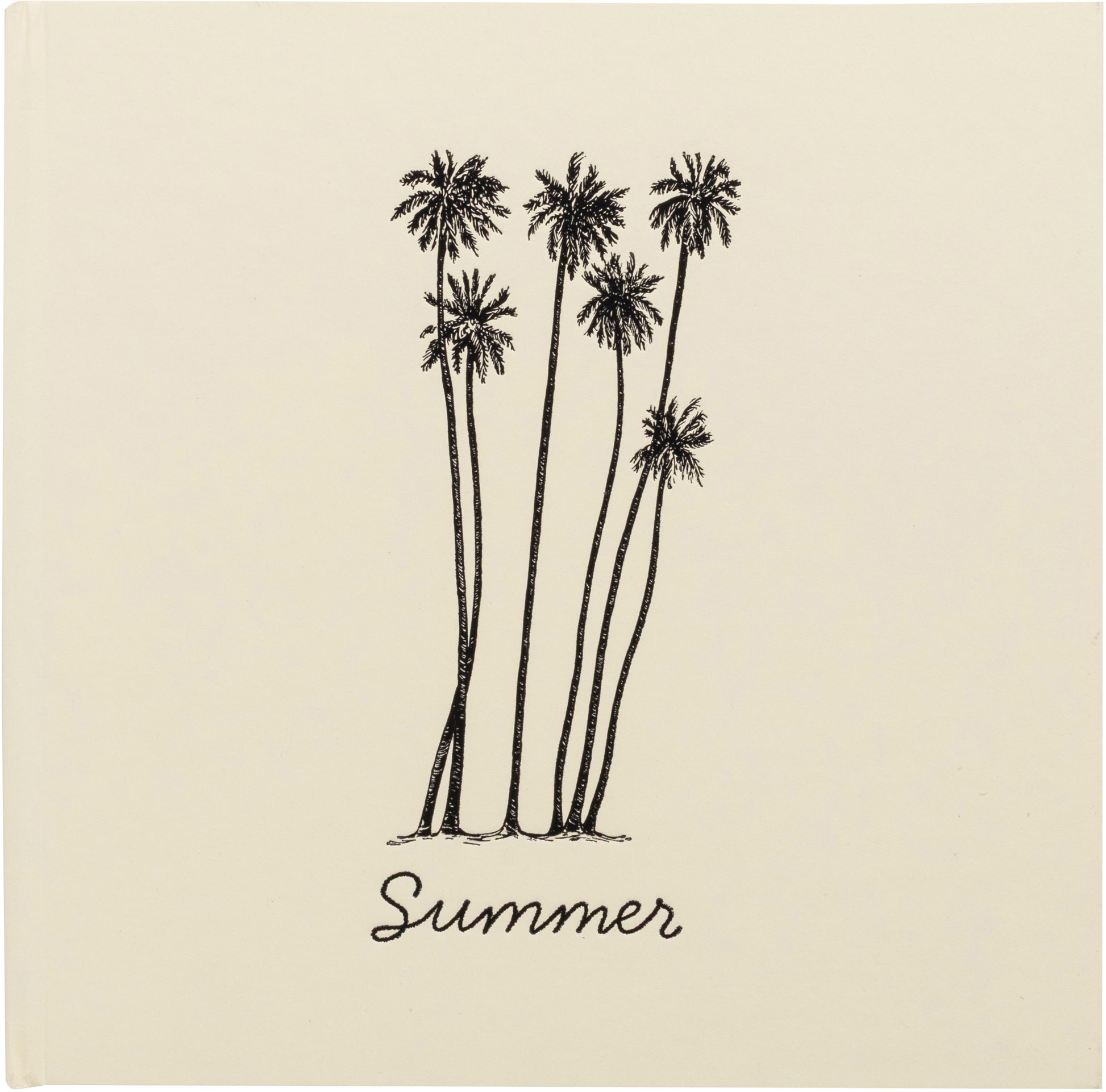 Exacompta Summertime – Fotobuch, 30 Seiten, schwarz, 32 × 22 cm, Karton, pastellgelb, für bis zu 60 Fotos