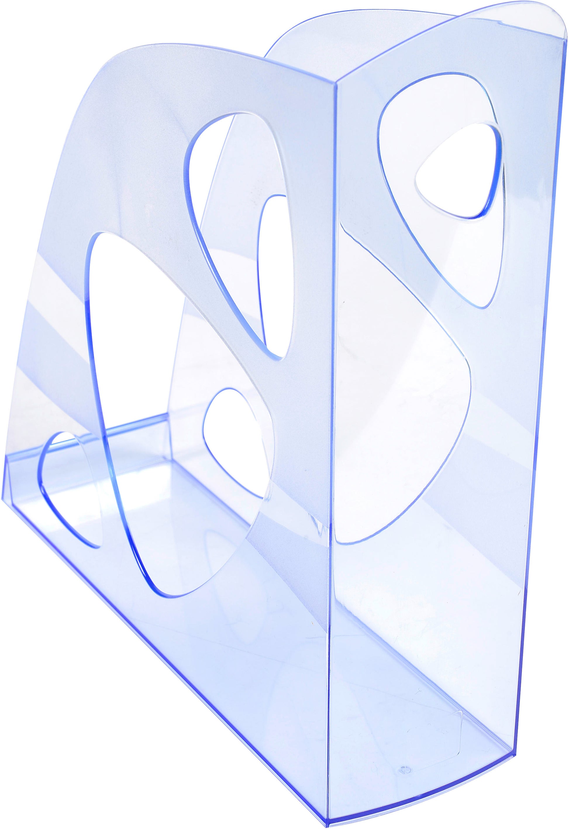 Exacompta Stehsammler – A4+ – Polystyrol – Blau – 248 × 77 × 257 mm – 10 Stk.