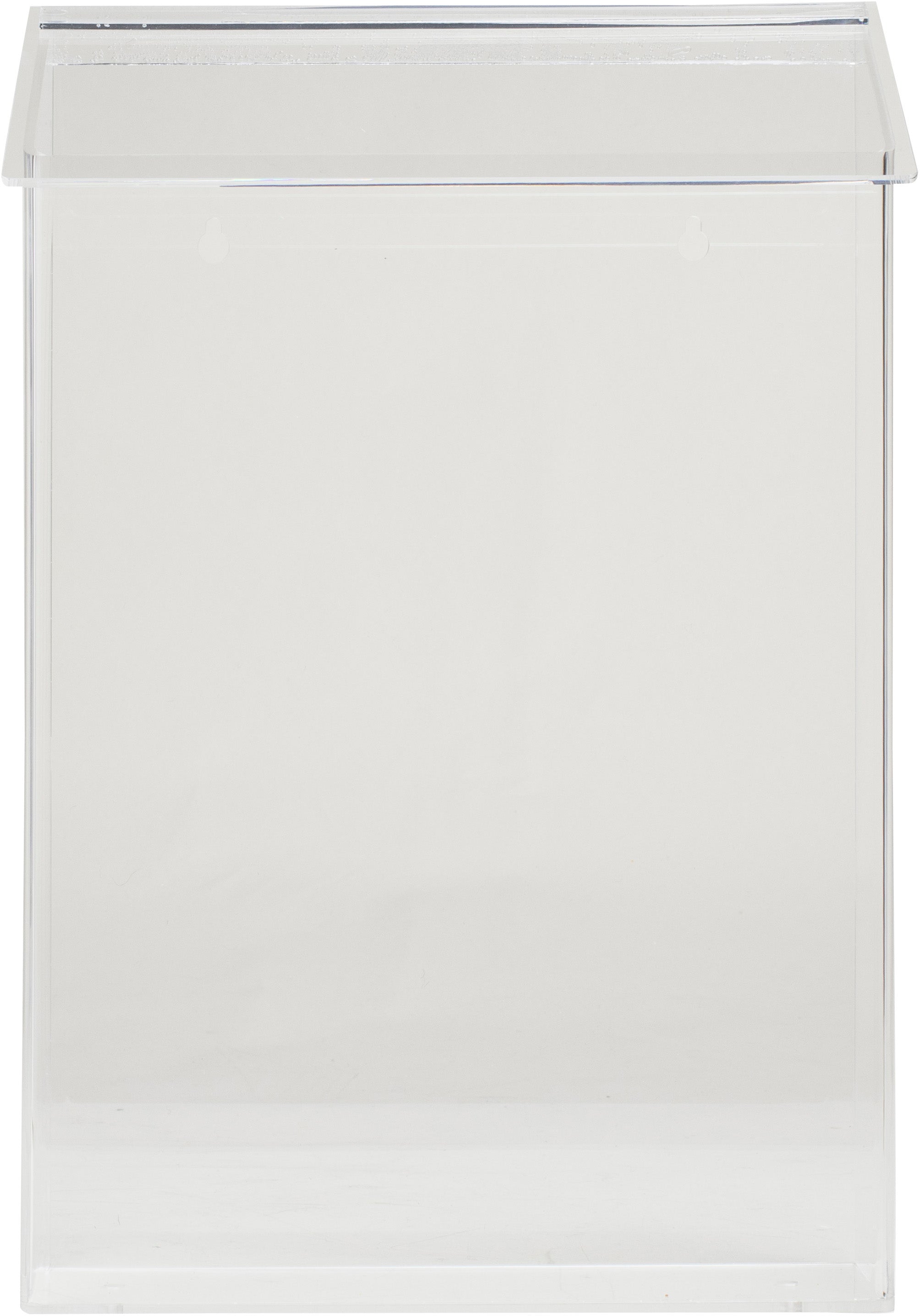 Exacompta Wandprospekthalter – für A4 hoch, Acryl, transparent, B 240 × H 380 × T 80 mm