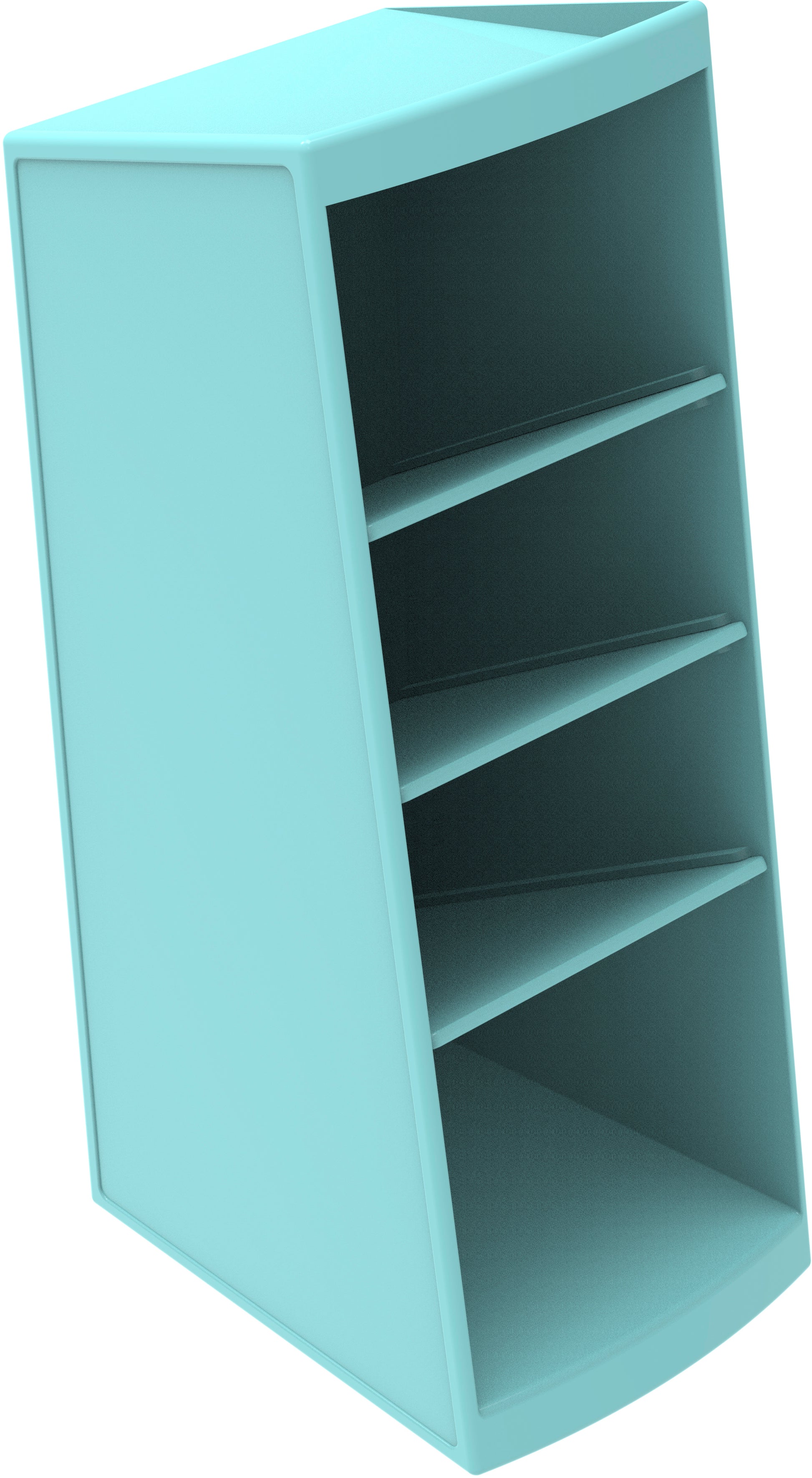 Exacompta Multitower Skandi Multiköcher – 4 Fächer, Kunststoff, B 105 × H 80 × T 220 mm
