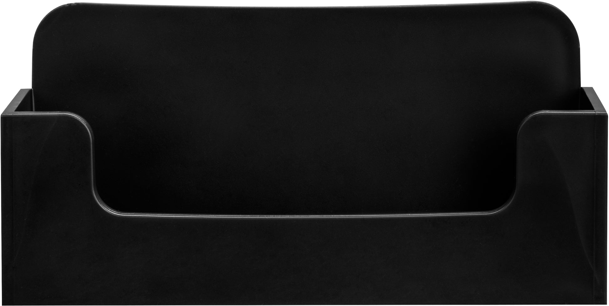 Exacompta Visitenkartenhalter – 1 Fach, bis zu 50 Visitenkarten, Polystyrol (PS), transparent