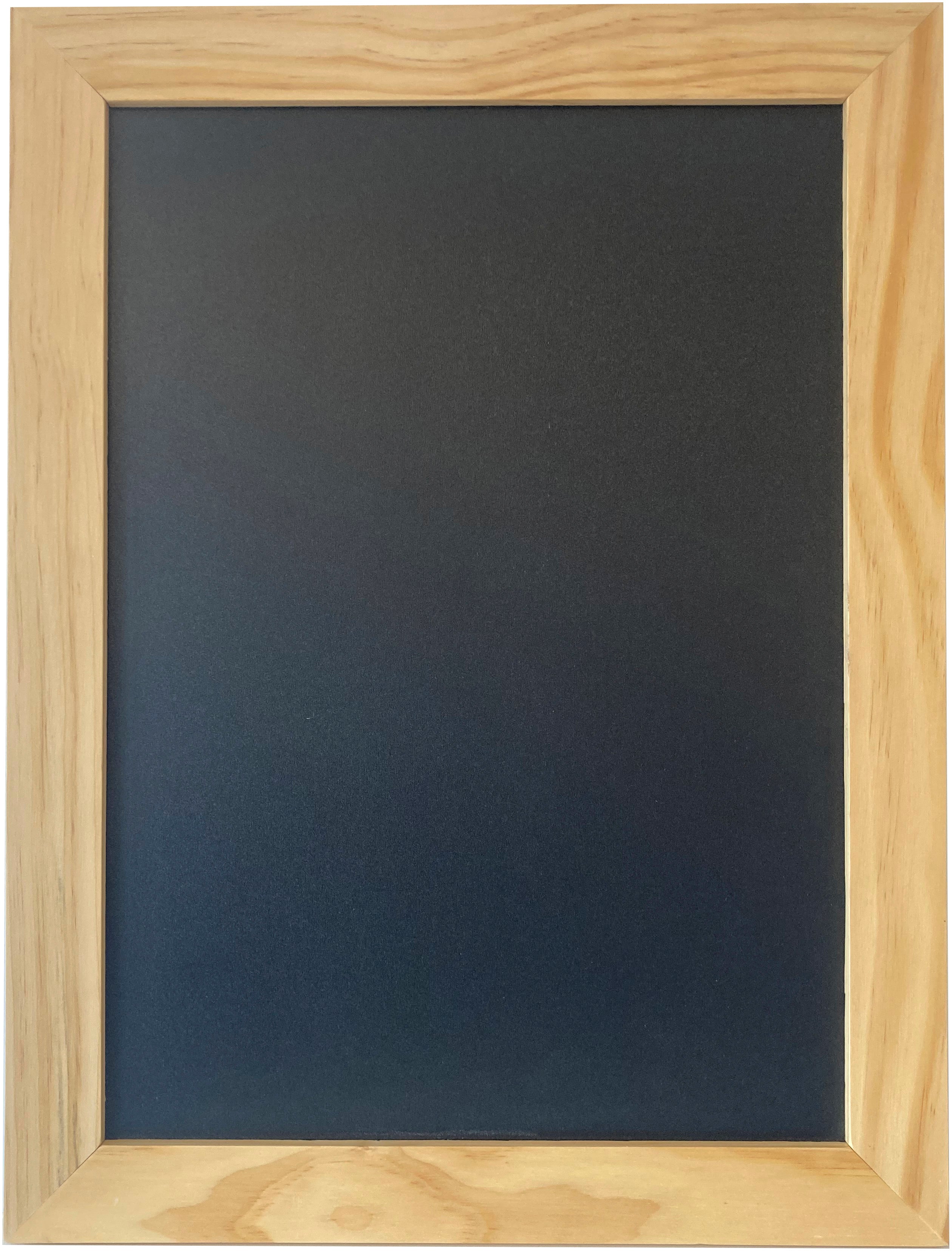Exacompta Kreidetafel – 370 × 490 mm hoch/quer – MDF, schwarz – beidseitig, für Kreide & Kreidemarker