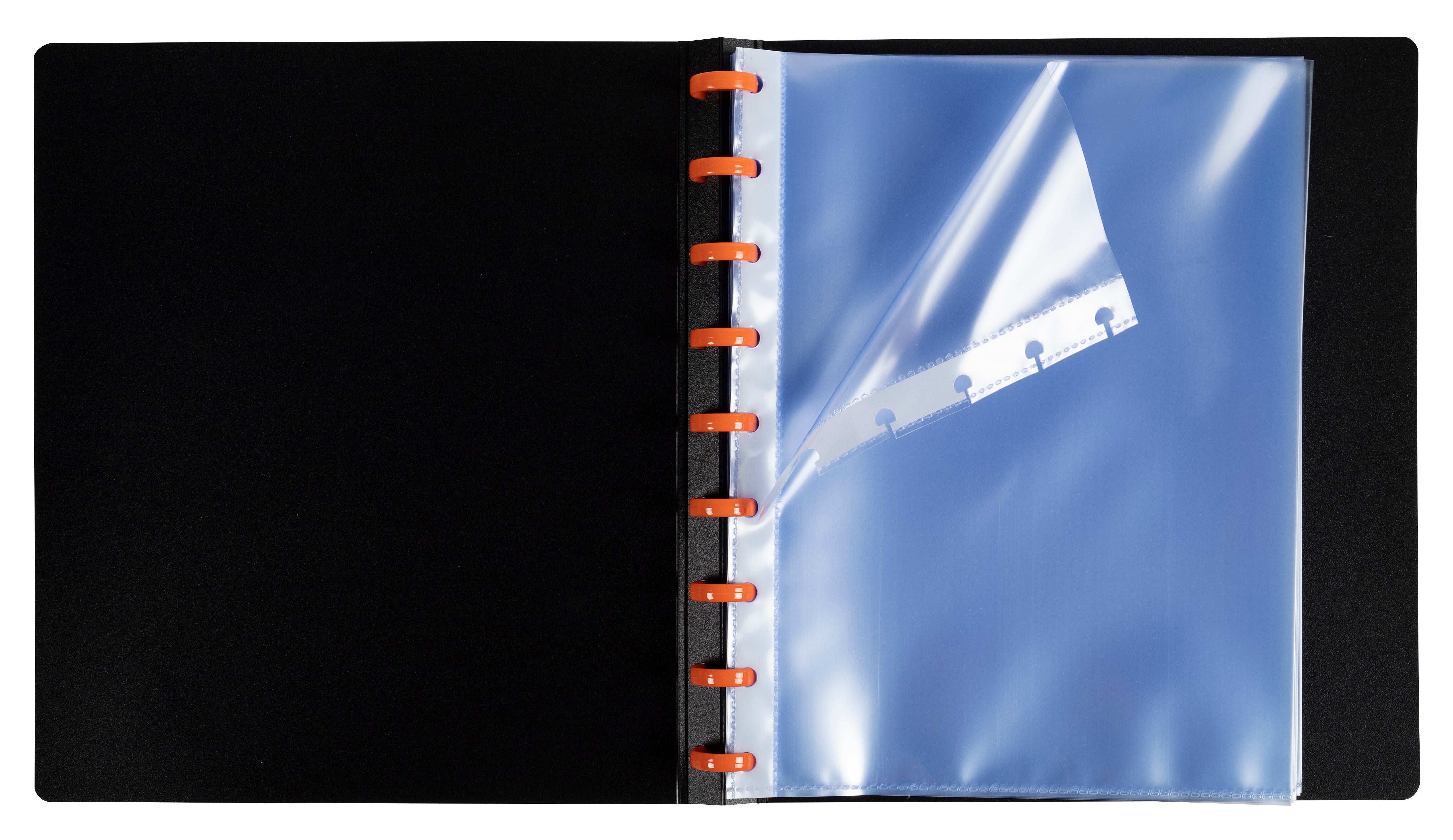 Exacompta Exaview Sichtbuch, für A4, 30 Hüllen, 5 Register – Schwarz