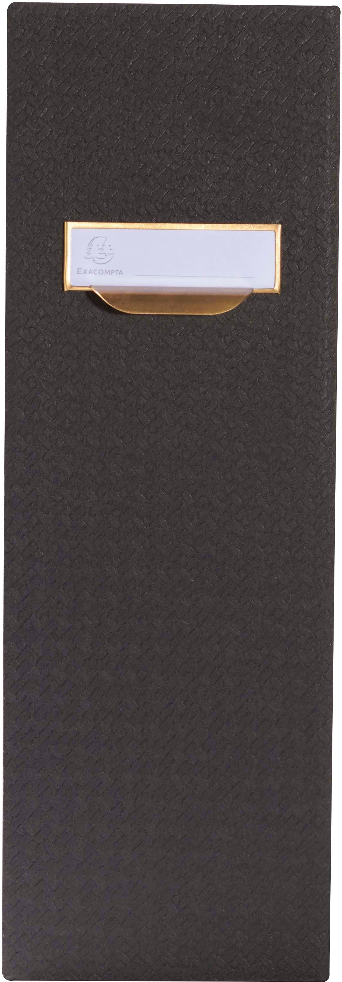Exacompta OfficeByMe Stehsammler – für A4+, Rücken 110 mm, schwarz, Karton