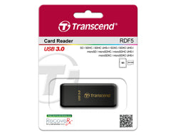 Transcend Speicherkartenleser RDF5 – USB 3.0, schwarz