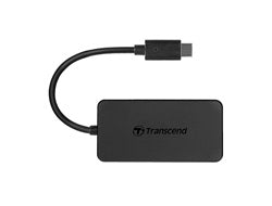 Transcend HUB2C USB-Hub – USB-C, 4× USB-A, für Windows/Mac/Linux
