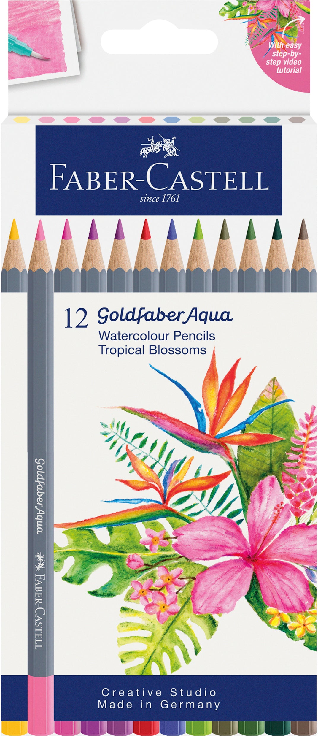 Faber-Castell Aquarellfarbstifte Goldfaber Aqua – Minen-Ø 3,3 mm