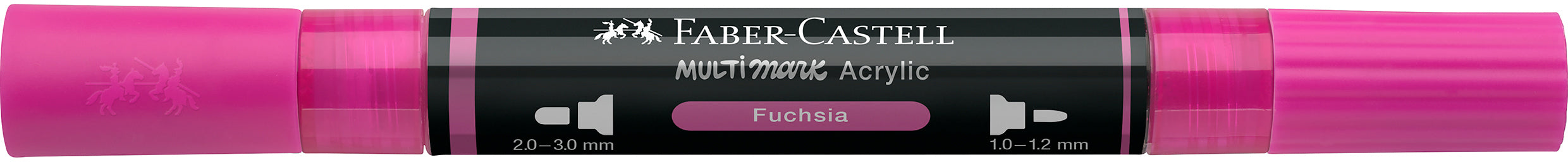 Faber-Castell 185925 Acrylmarker – Doppeltspitze 1–3 mm – Fuchsia
