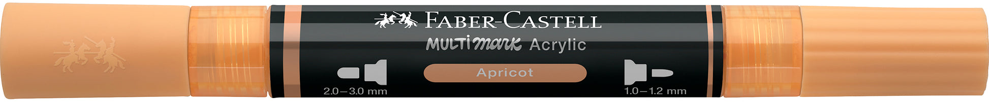 Faber-Castell 185926 Acrylmarker – Doppeltspitze 1–3 mm – Aprikose