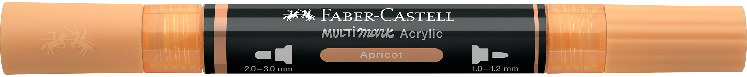 Faber-Castell 185926 Acrylmarker – Doppeltspitze 1–3 mm – Aprikose
