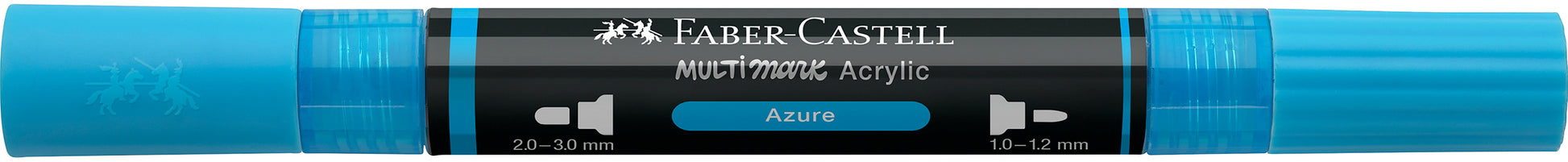 Faber-Castell Multimark Acrylmarker – Doppeltspitze 1/3 mm – Himmelblau