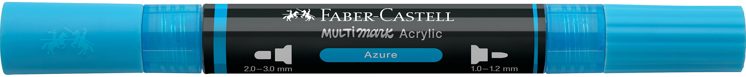 Faber-Castell Multimark Acrylmarker – Doppeltspitze 1/3 mm – Himmelblau
