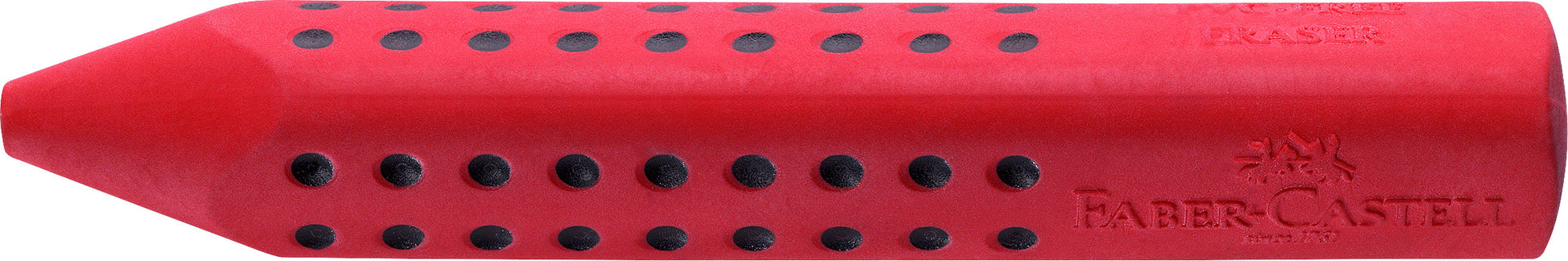 Faber-Castell Radiergummi Grip 2001 – für Bleistifte, farbig sortiert, 10 Stk.