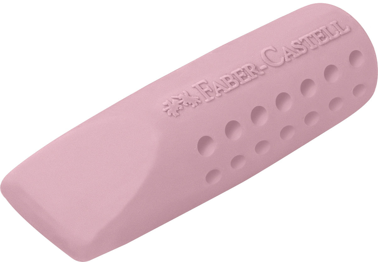 Faber-Castell Grip 2001 Aufsteckradierer – für Stifte mit Standardgrösse, PVC-frei, 2 Stk.