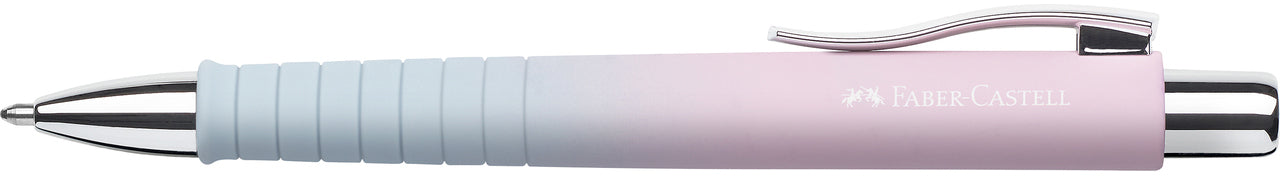 Faber-Castell POLY BALL URBAN Kugelschreiber – Blau, Spitze 0,6 mm, Druck, Soft-Touch, dokumentenecht