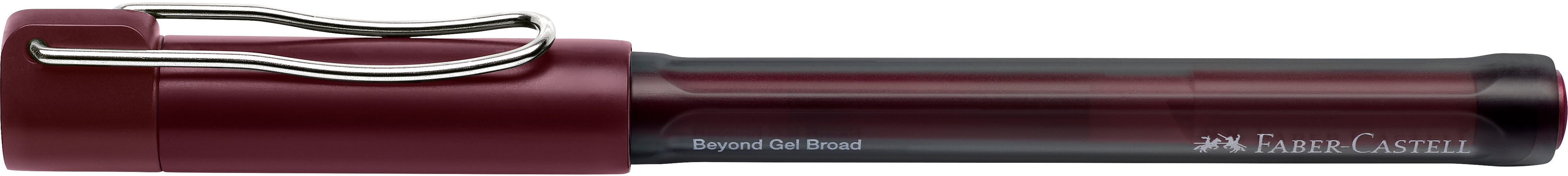 Faber-Castell Beyond Broad Gelschreiber – rot, Spitze 0,6 mm, dokumentenecht, schnelltrocknend, nachfüllbar
