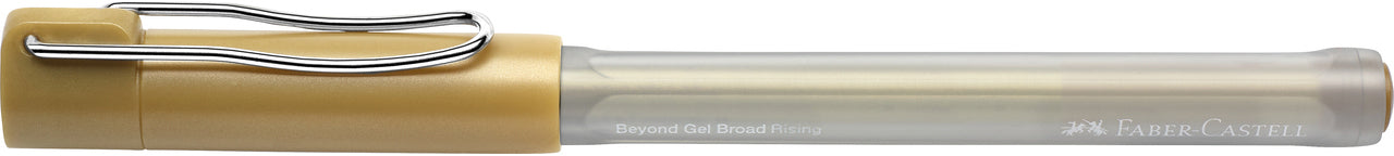 Faber-Castell Beyond Broad Gelschreiber – gold, 0,6 mm Spitze