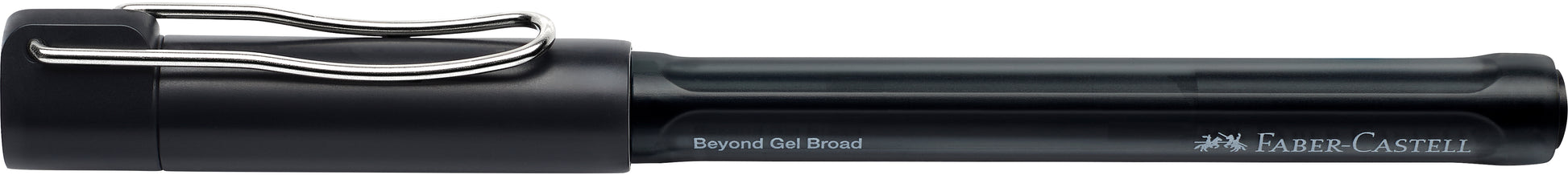 Faber-Castell Beyond Broad Gelschreiber – schwarz, Spitze 0,6 mm, dokumentenecht, schnelltrocknend, nachfüllbar