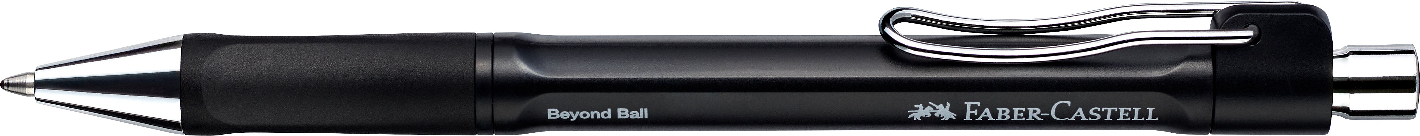 Faber-Castell Beyond Ball Kugelschreiber – Blau, Spitze 0,5 mm, Druck, Kunststoff, dokumentenecht, nachfüllbar