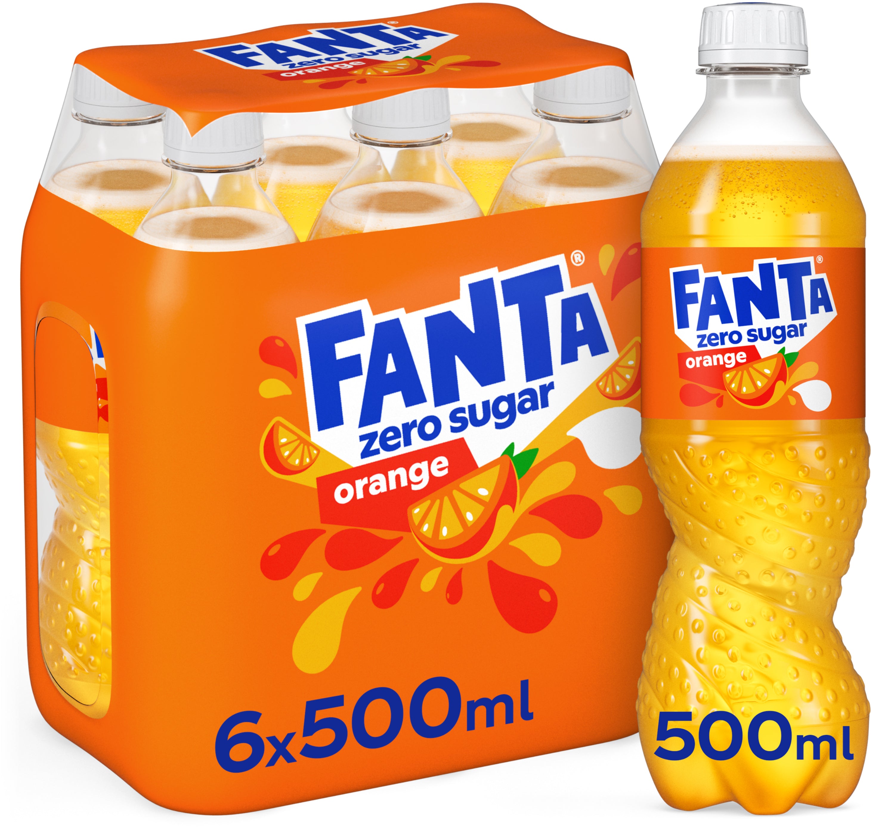 Fanta Limonade Zero, Orange, zuckerfrei – 5 dl