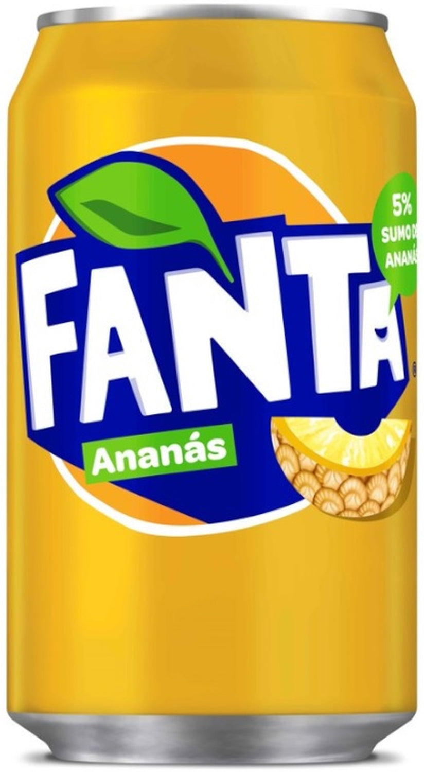 Fanta Limonade, Ananas, koffeinfrei – 12 × 3,55 dl